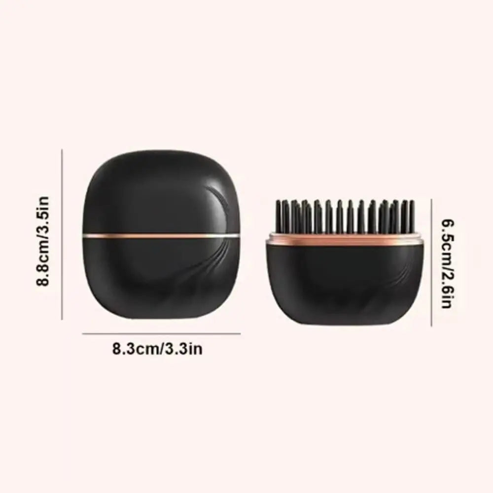 MiniLiso Spazzola per Capelli Tascabile. Ricarica usb-c, 3 fasce di calore. Ideale per quando sei di fretta.