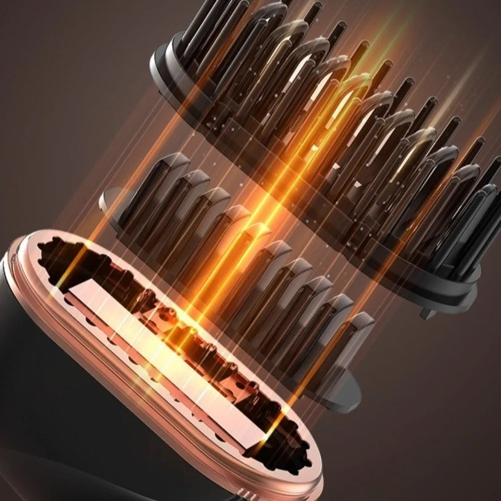 MiniLiso Spazzola per Capelli Tascabile. Ricarica usb-c, 3 fasce di calore. Ideale per quando sei di fretta.